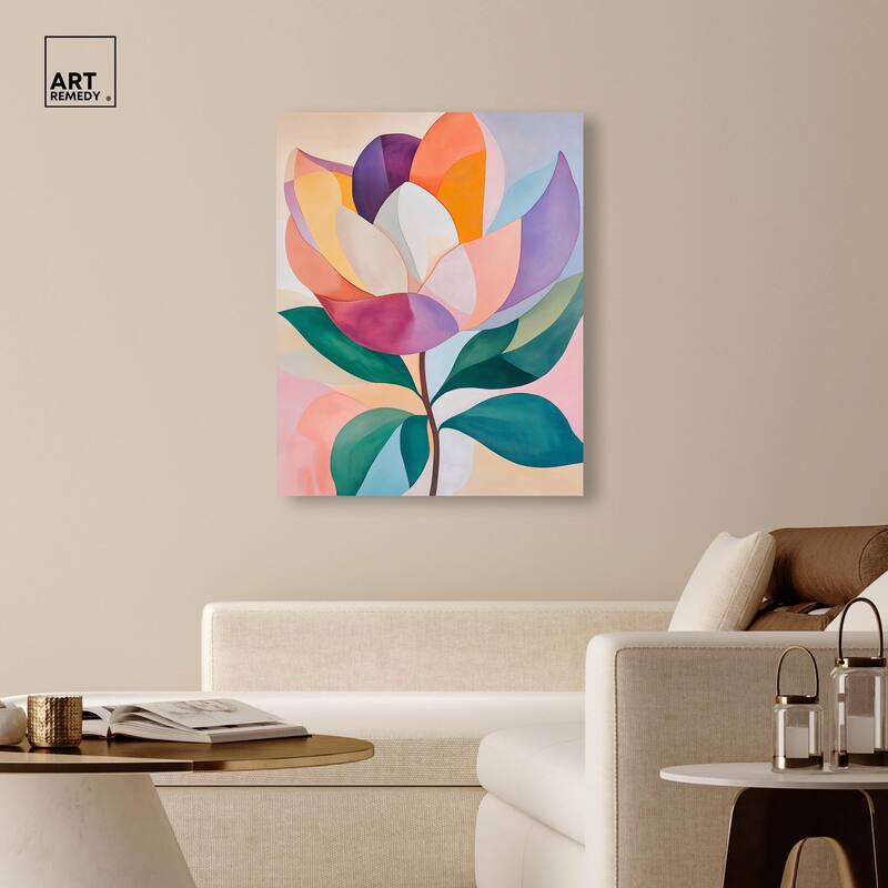 Magnolia in Color II Canvas by Art Remedy, Gallery Wrapped