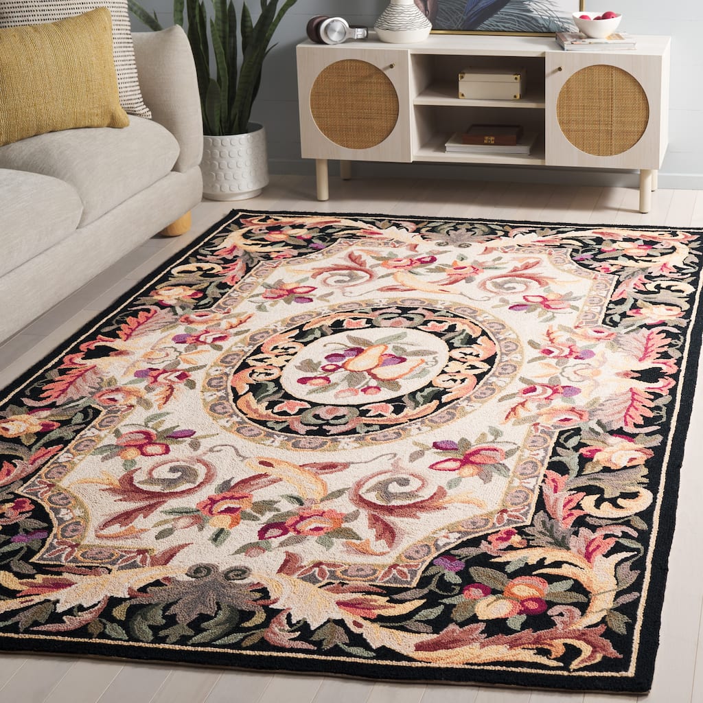 SAFAVIEH, Handmade Chelsea Nadwa French Country Wool Rug
