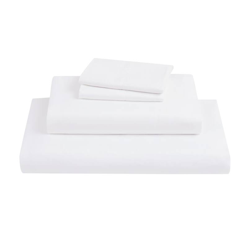 Simply Essentials Microfiber Sheet Set and Pillowcases - Full - White