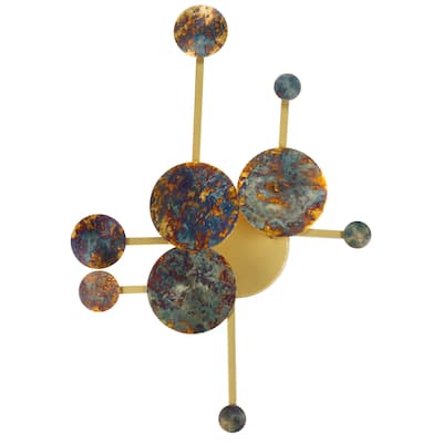 SAFAVIEH Ralsei 21 x 32-inch Metal Wall Decor with Light - 21.3 in. W x 5 in. D x 31.5 in. H