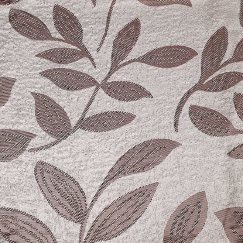 Superior Modern Bohemian Leaves Room Darkening Curtains with Grommets