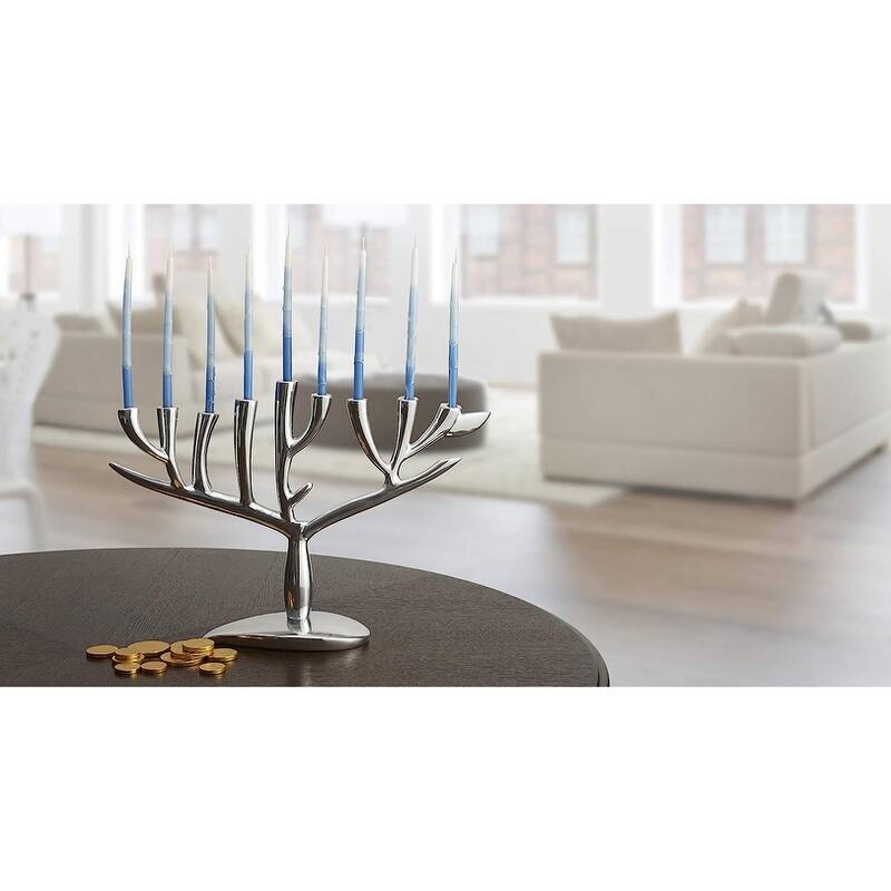 Nambe Tree of Life Menorah