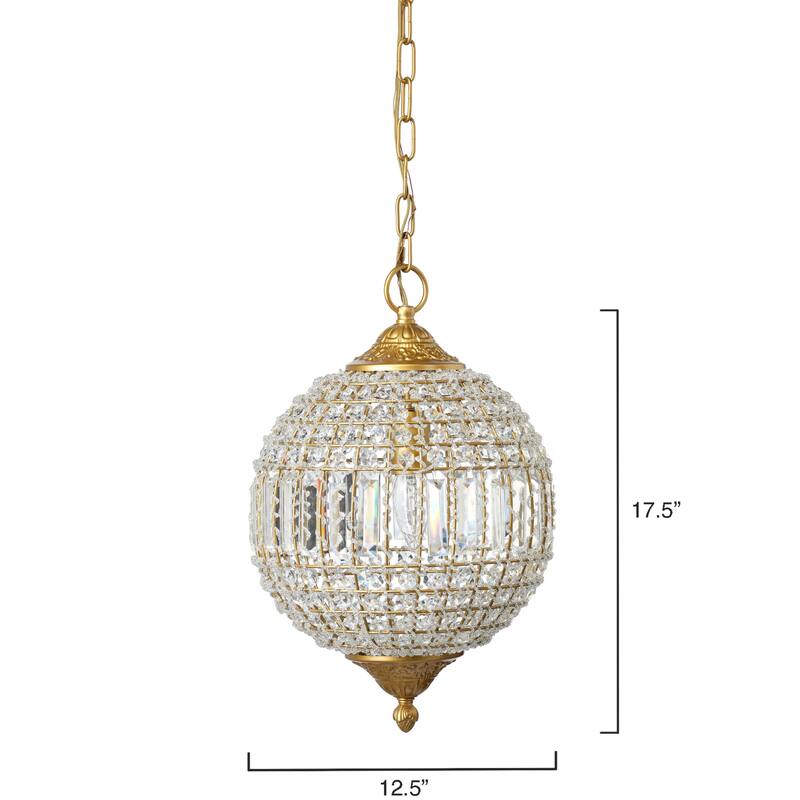 Alden Decor Amiyah Crystal Pendant - 17.5