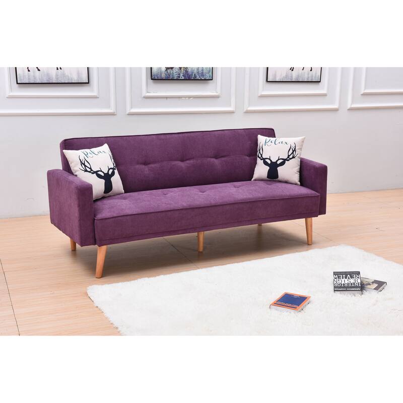 Modern Adjustable 3-position Sleeper Sofa Futon