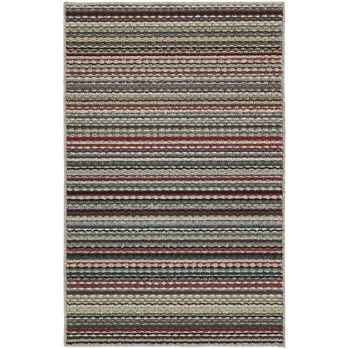 Garland Rug Carnival Striped Durable Indoor Area Rug - 5' x 7' - Random Multi Color