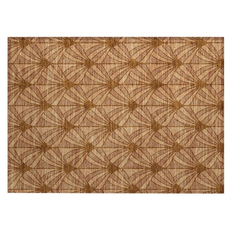 Machine Washable Indoor/ Outdoor Casual Kim Chantille Rug