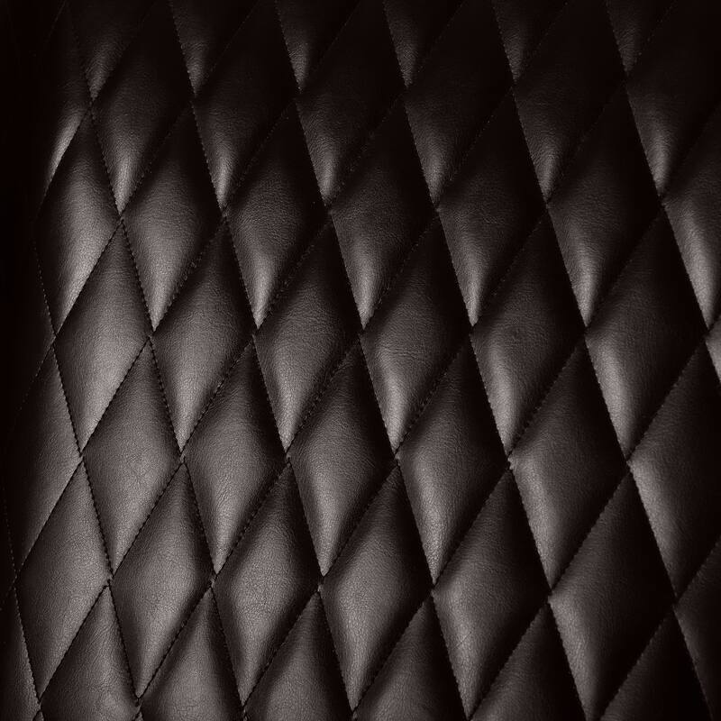 Faux Leather Wingback Chair with Wooden Legs and High Back Support