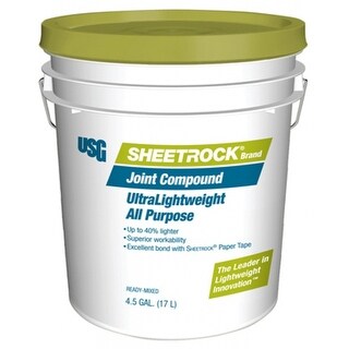 Sheetrock All Purpose Ultra Lightweight Joint Compound, 4.5 Gallon ...