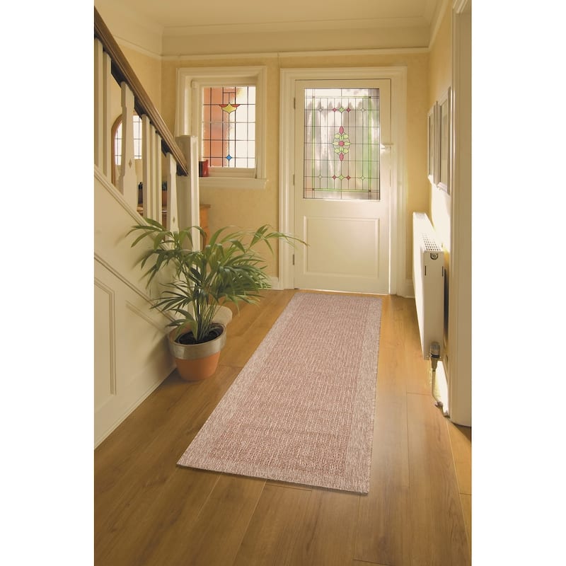 Liora Manne Sahara Texture Border Indoor/Outdoor Rug