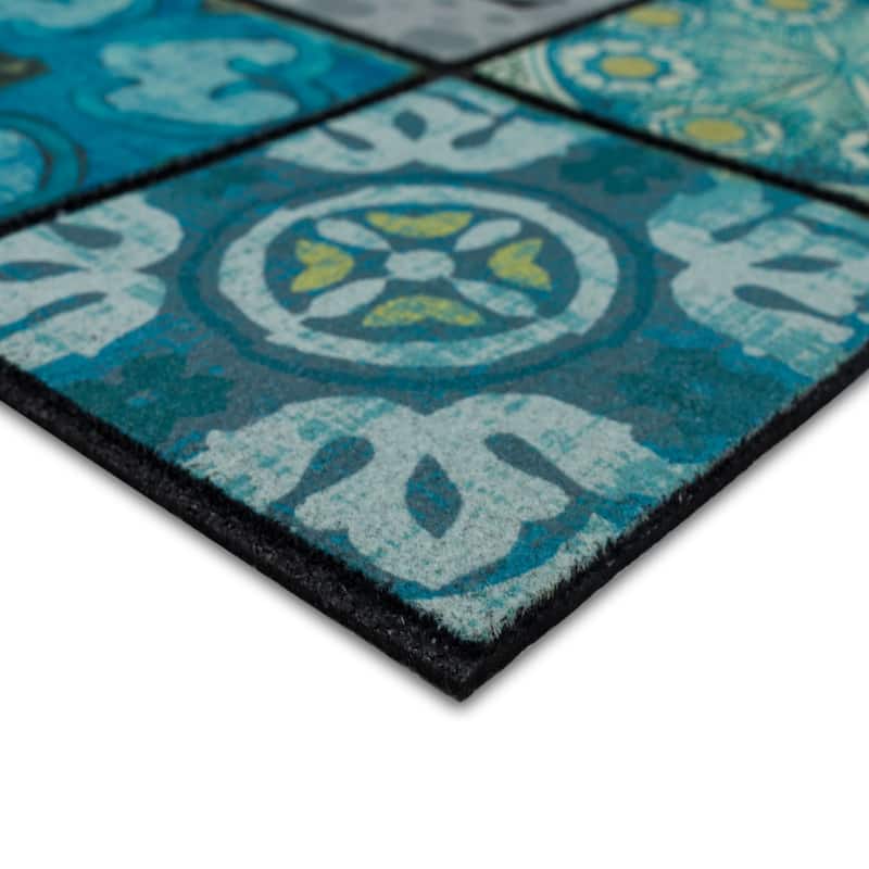 Mohawk Home Welcome Tiles All Weather Recycled Rubber Door Mat