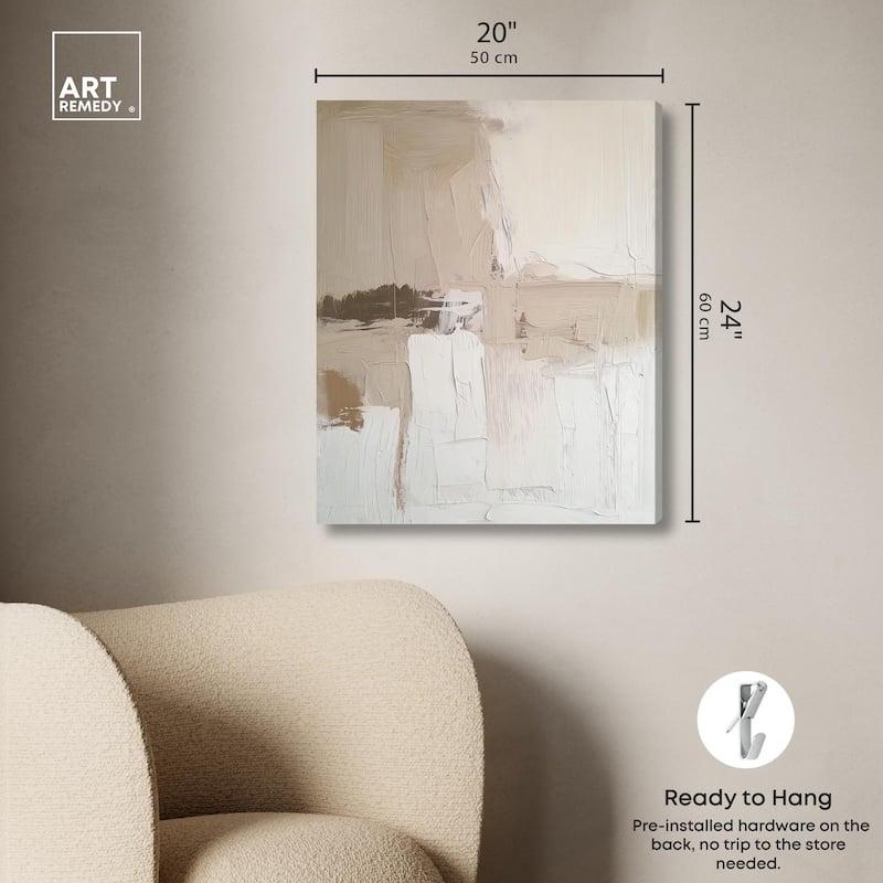 Subtle Earth Tones I Canvas by Art Remedy, Gallery Wrapped
