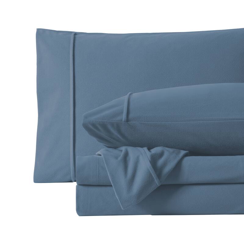 Sweet Home Collection Solid Flannel Sheets Warm and Cozy Extra Deep Pockets