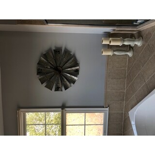 Shop The Gray Barn Jartop Oversized Decorative Windmill Clock
