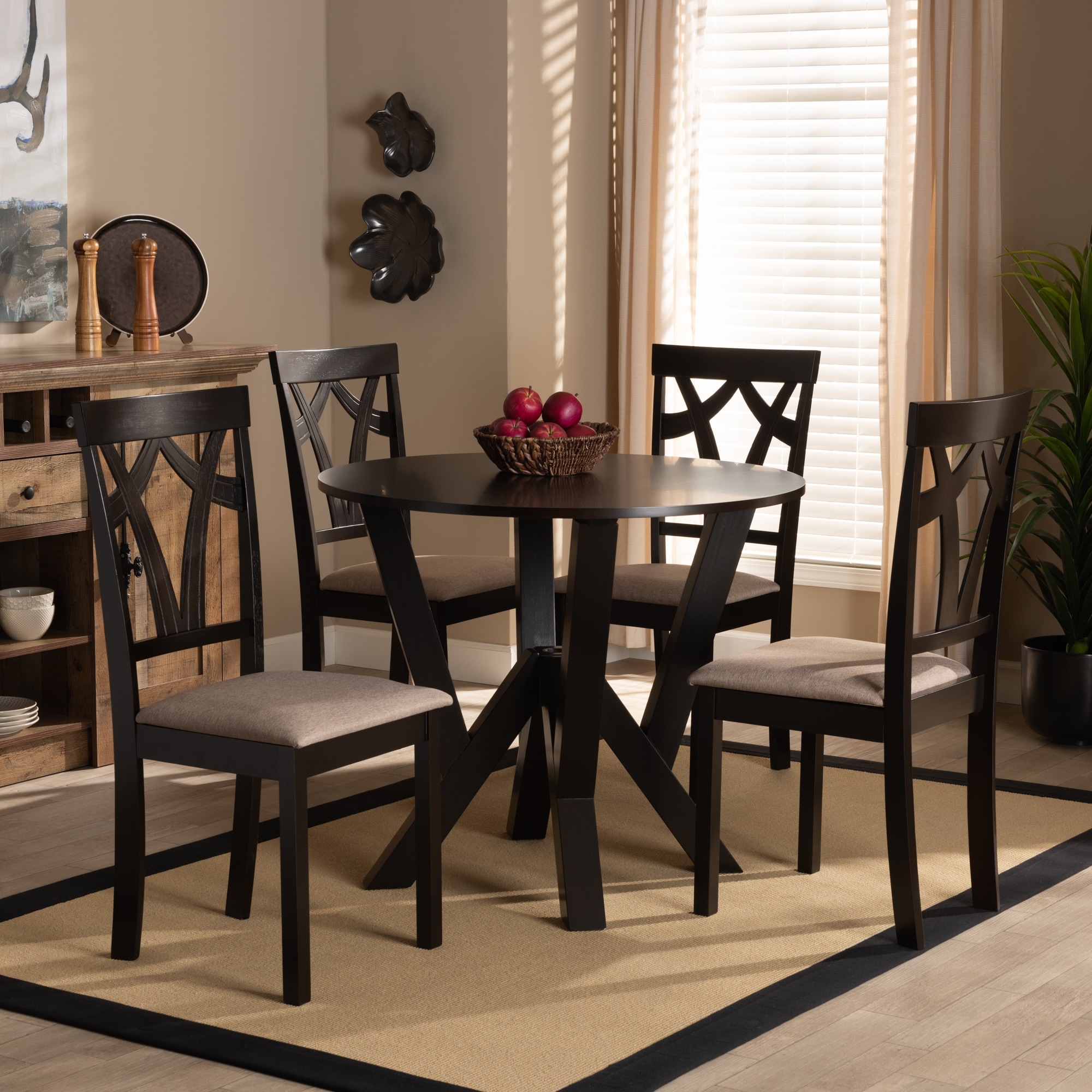 Reagan Modern and Contemporary 5-Piece Dining Set
