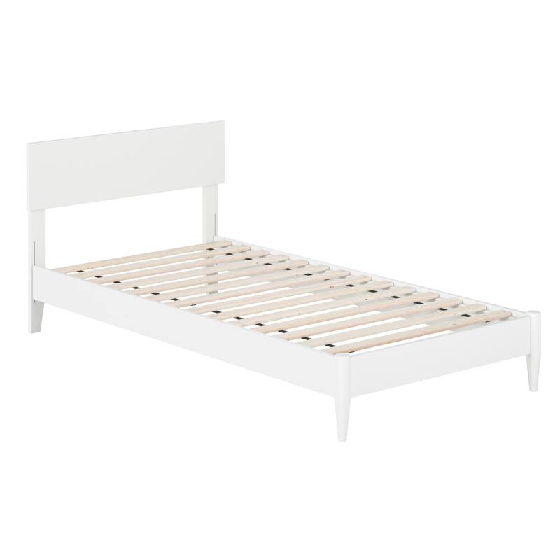 Aria Solid Wood Modern Low Profile Platform Bed