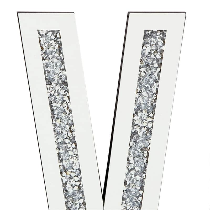 4 Piece Handmade Mirror Letters Wall Décor Set