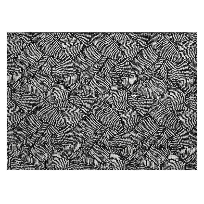 Machine Washable Indoor/ Outdoor Chantille Tropical Palm Rug