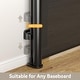 preview thumbnail 36 of 34, REYDELUZ Retractable Baby Gates Extra Wide, for Large Openings Stairs Doorways Hallway Indoor Outdoor