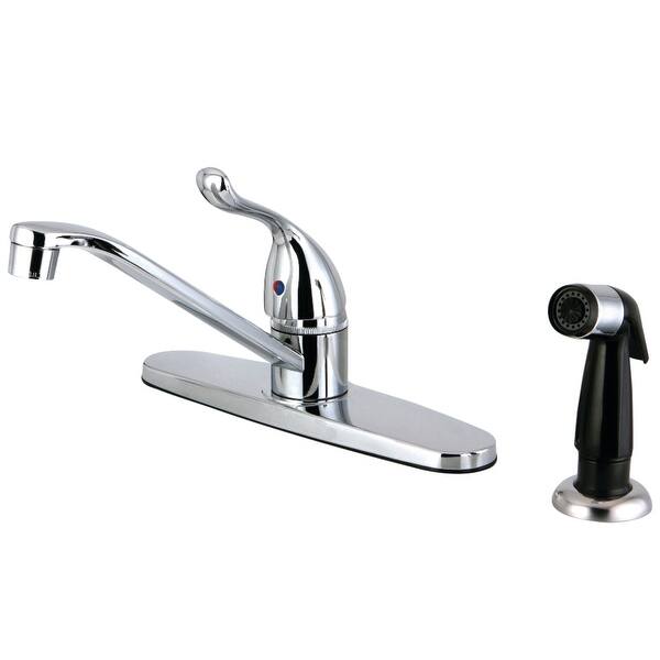 Yosemite SingleHandle 8 in. Centerset Kitchen Faucet with Sprayer