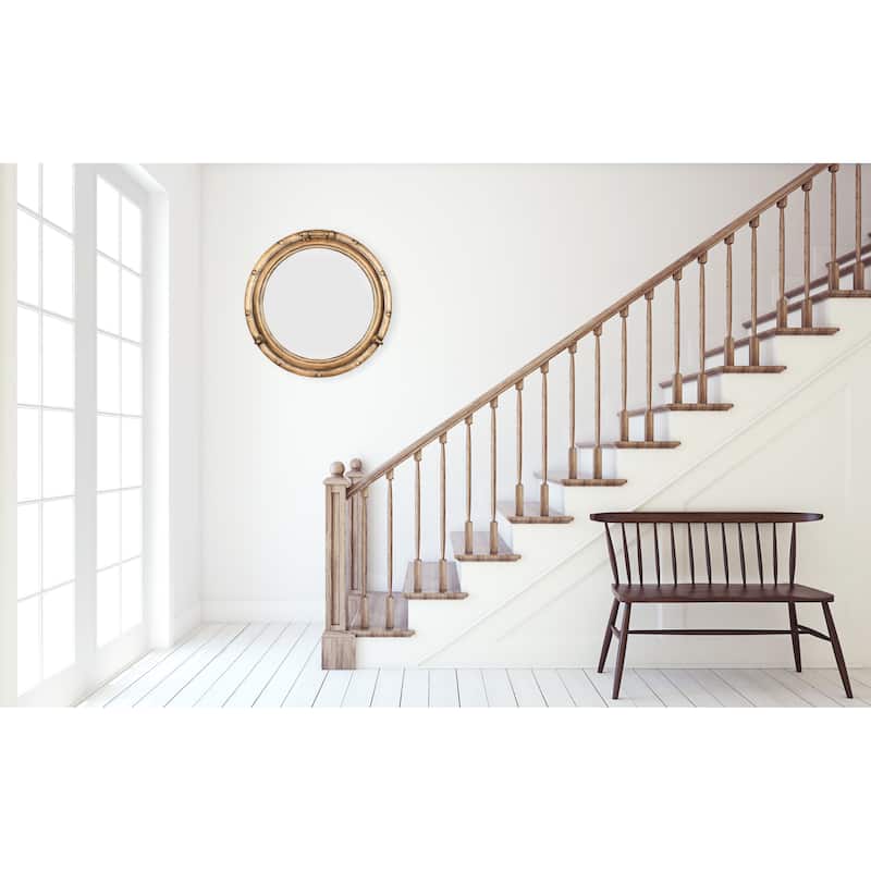 Metal Porthole Wall Mirror