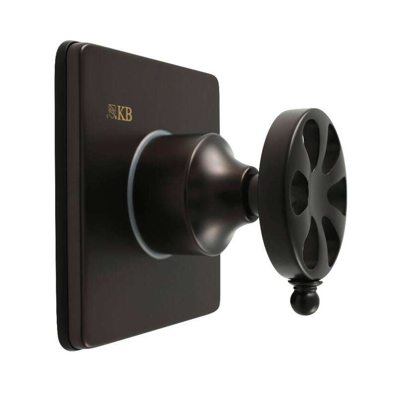Belknap Single-Handle Three-Way Diverter Valve with Square Trim Kit - Oil Rubbed Bronze