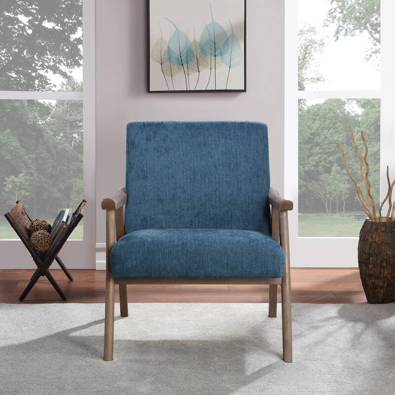 Weldon Mid-Century Fabric Upholstered Chair