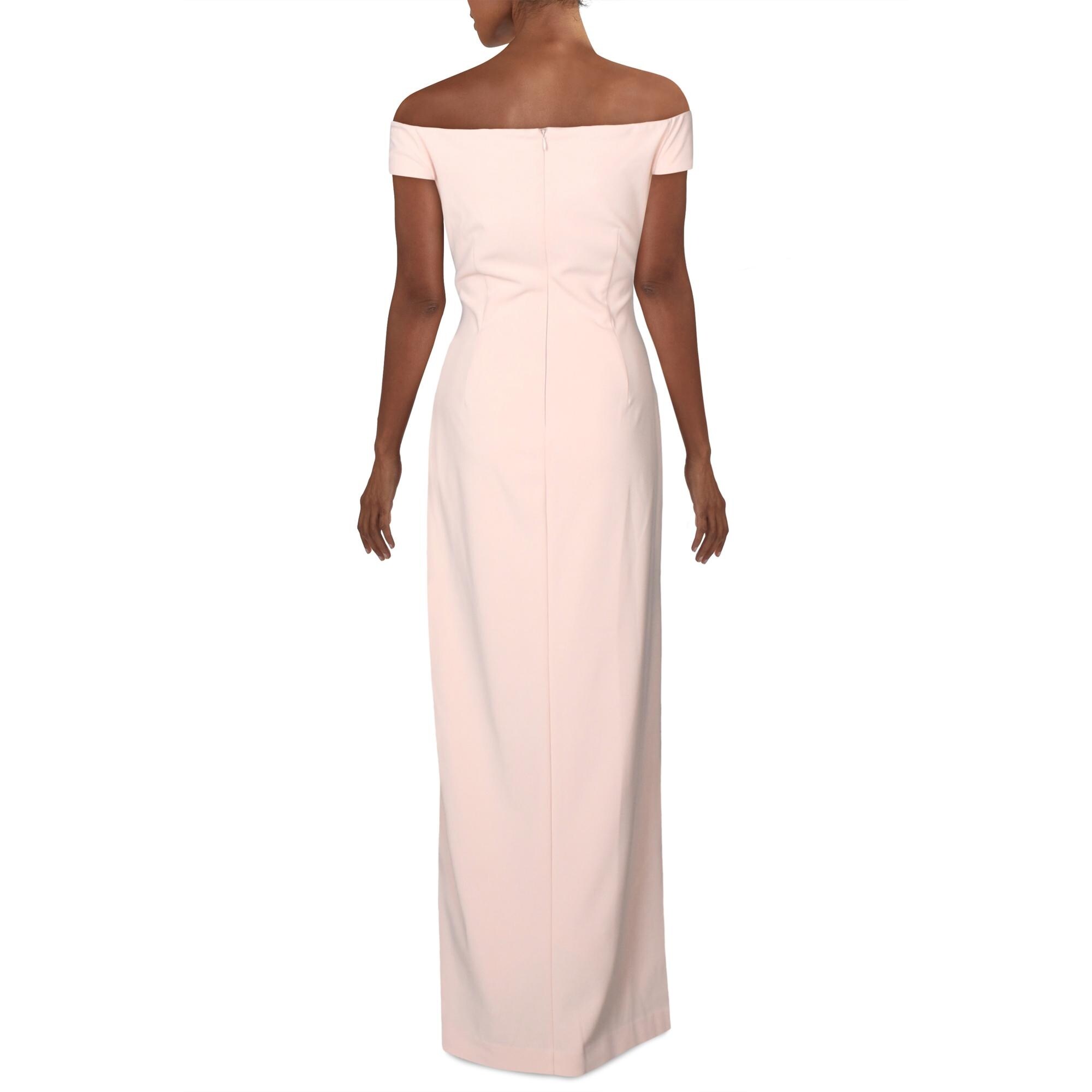 Lauren Ralph Lauren Womens Saran Evening Dress Faux Wrap Sleeveless Pink Macaroon Overstock Lauren Ralph Lauren Womens Saran Evening Dress Faux Wrap Sleeveless Pink Macaroon Overstock