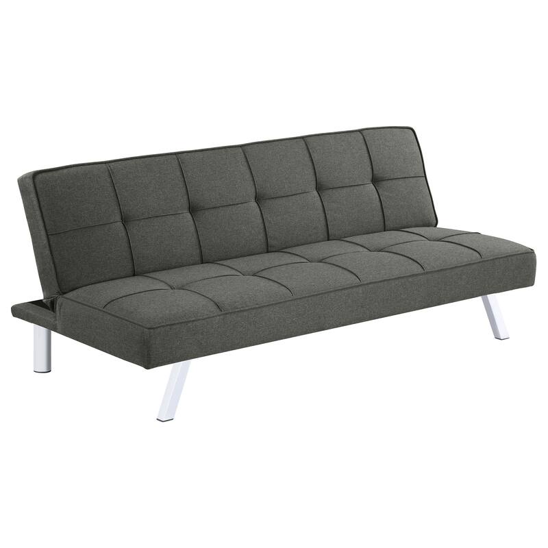 Joel Upholstered Tufted Convertible Sofa Bed