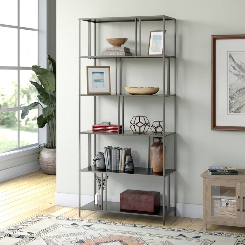 Cortland 34'' Wide Rectangular Bookcase