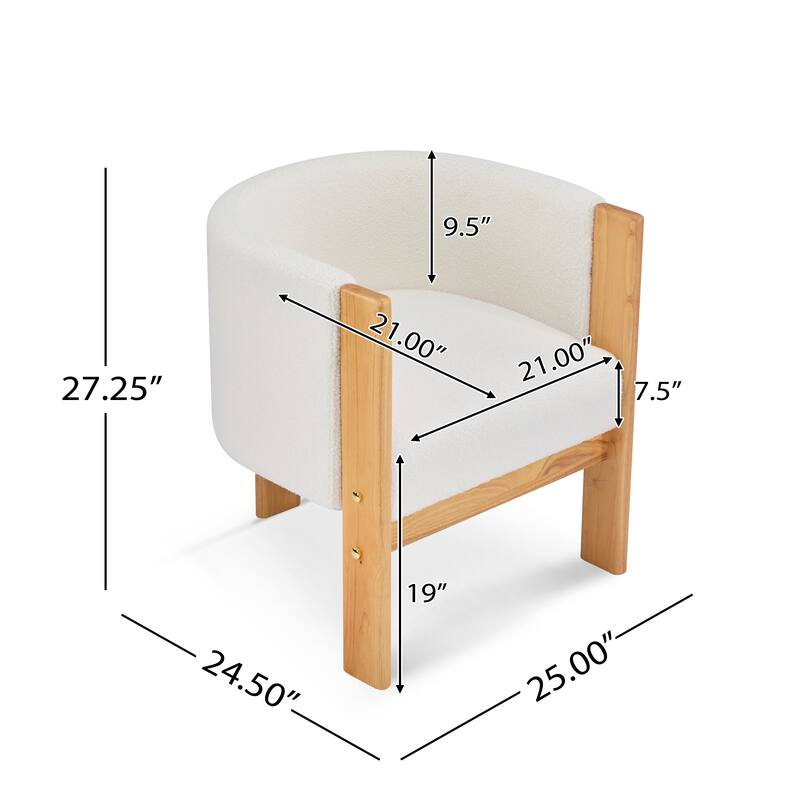 Accent Chair Set of 4 Vanity Chair Side Chair Dining Chair Dressing Chair Kitchen Chair with Wood Legs