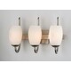 preview thumbnail 3 of 3, Taylor 3-Light Bath Vanity - satin nickel