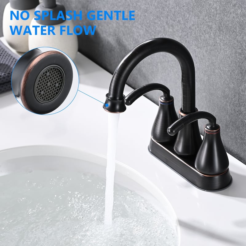 2-Handle Bathroom Sink Faucet