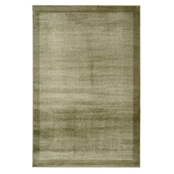 KUKOON Green Bordered Living Room Area Rug - Bed Bath & Beyond - 40624679