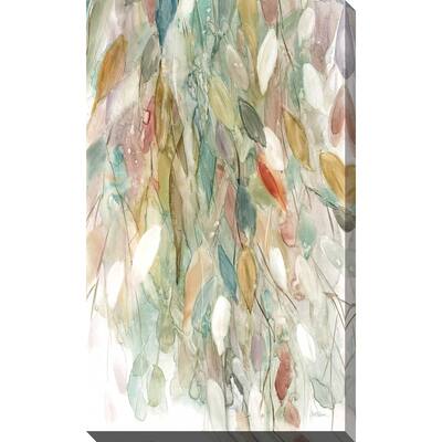 "Rainy Cascade I (Vertical)" by Carol Robinson Print on Canvas