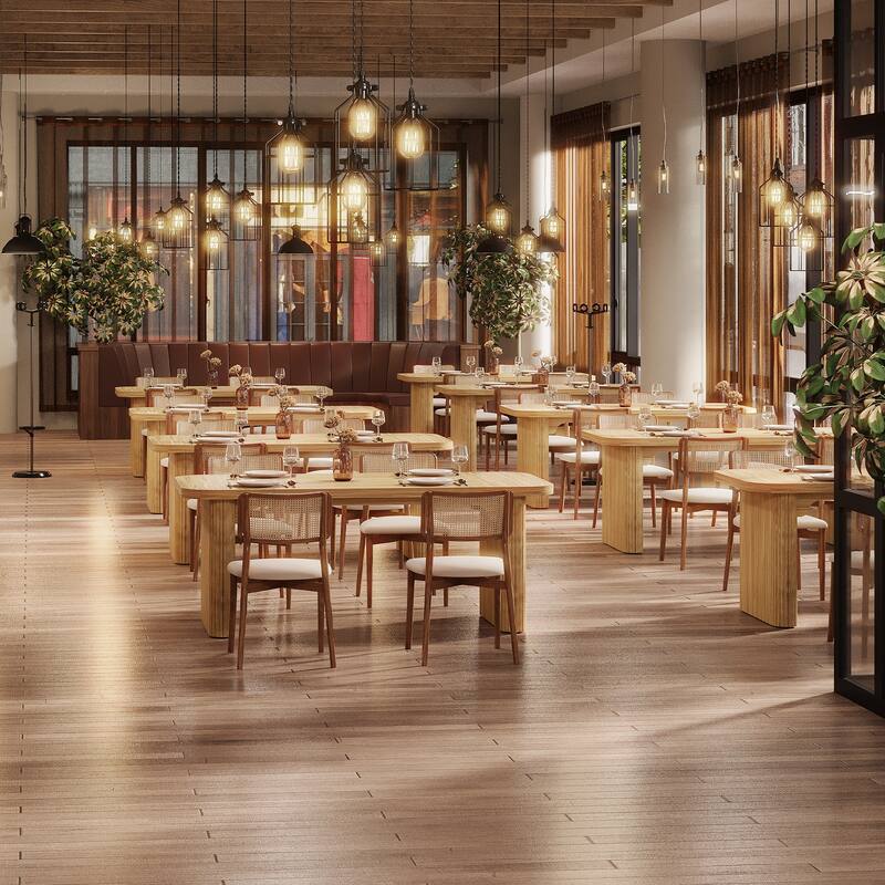 Wood Dining Table, Modern Kitchen Table, Dining Room Accent Table