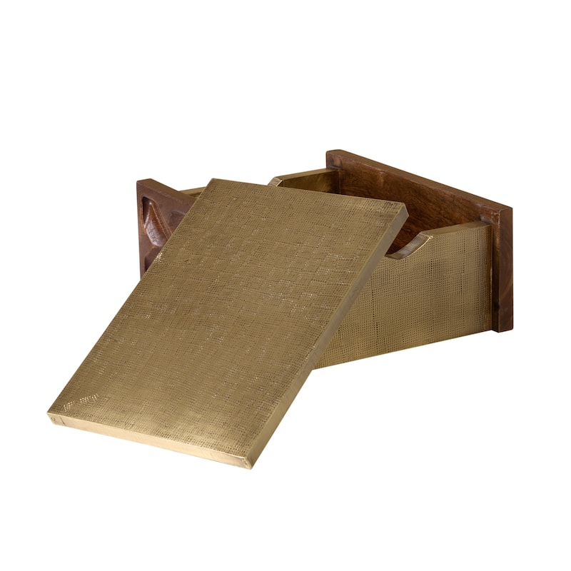 Elk Home Dorsey Box - Large Walnut