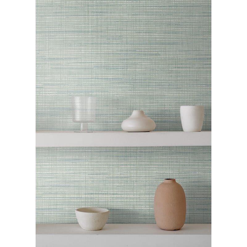Seabrook Designs Mei Stringcloth Unpasted Wallpaper