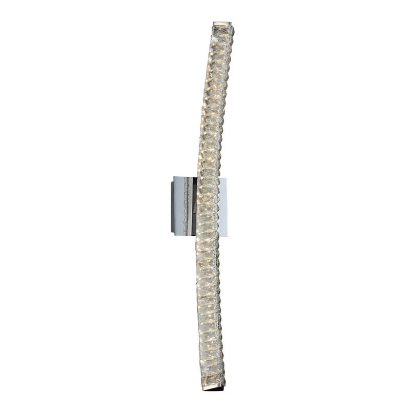 Allegri 035721-FR001 Aries 32" Tall LED Wall Sconce with Firenze - Chrome