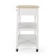 preview thumbnail 21 of 20, Neffs Indoor Kitchen Cart with Wheels by Christopher Knight Home