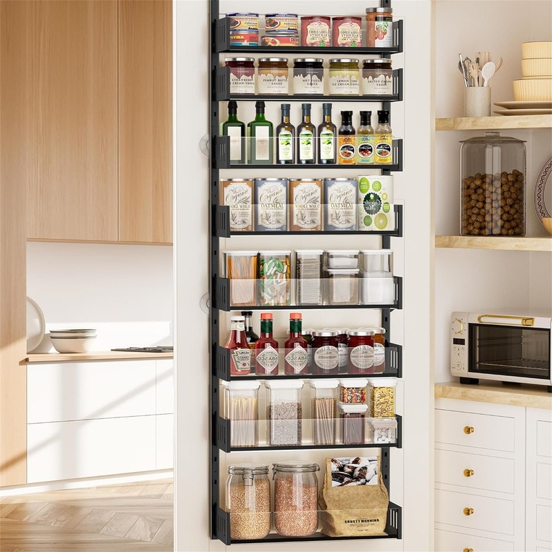 Tier Spice Rack Organizer for Pantry Door x x