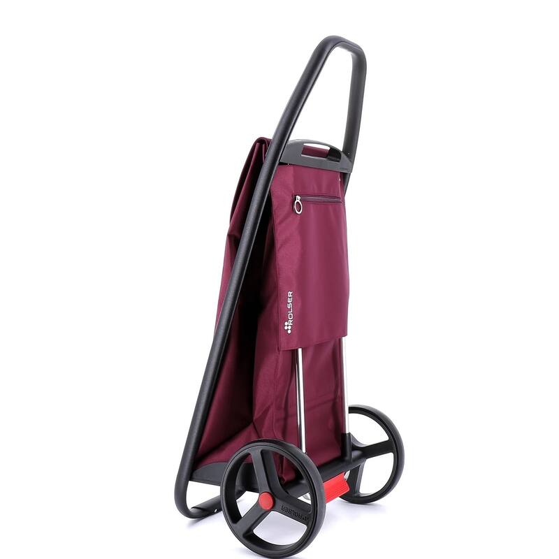 Rolser Com 88 lb. Capacity MF Tube 2 Big Wheel Shopping Trolley