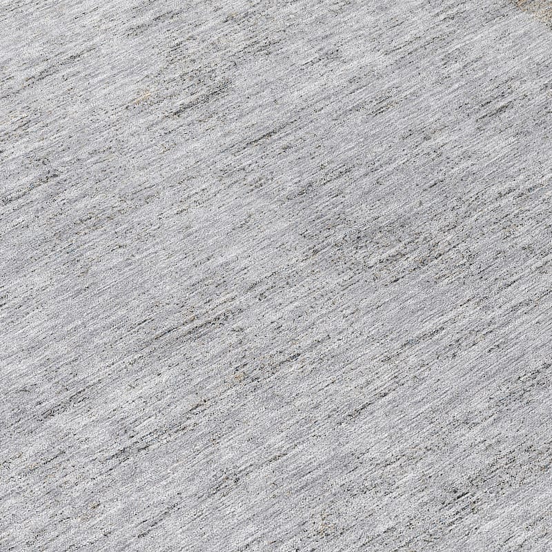 Machine Washable Indoor/ Outdoor Chantille Modern Border Rug