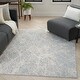 preview thumbnail 2 of 14, Nourison Lillian Indoor only Grey Abstract Area Rug
