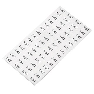 Label Sticker 7/8 7-8T Clothes Size Sticker Label 7 to 8 Year Old Clothing Size Label ...