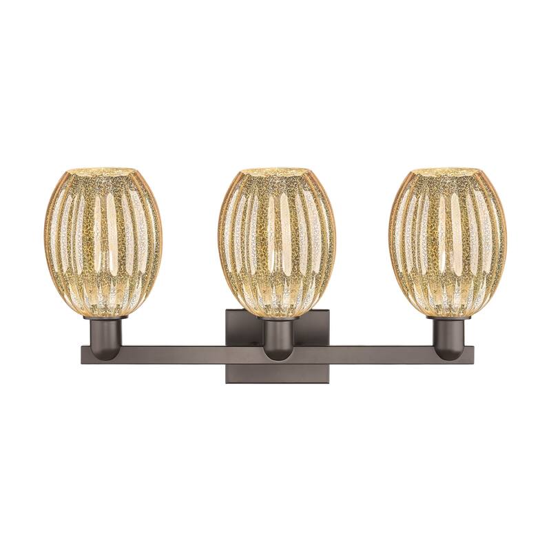 Innovations Lighting Downtown Urban - Preston - 3 Light 26" Bell Shade Bath Vanity Light