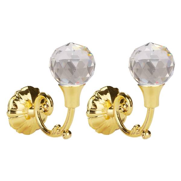 Shop Curtain Tiebacks Hooks Zinc Alloy Tassel Curtain Drapery 2pcs