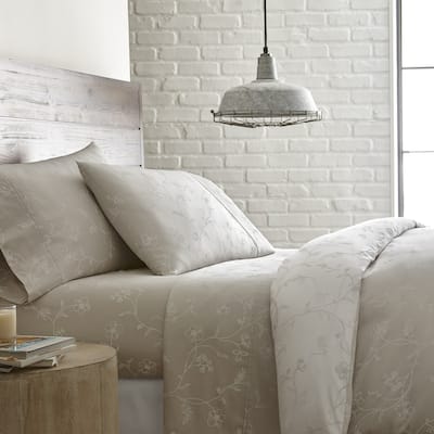 Luxury Sweetbrier Extra Deep Pocket 4-piece Cotton Bed Sheet Set