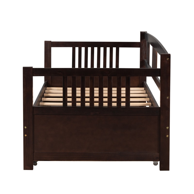 Cot size new arrivals trundle bed