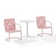 preview thumbnail 1 of 11, Crosley Azalea 3-Piece Retro Outdoor Bistro Set