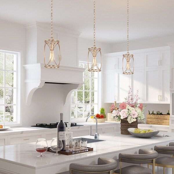 Modern Gold 1-light Metal Kitchen